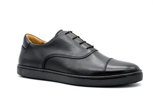 The Oxford Sneaker | Black Leather