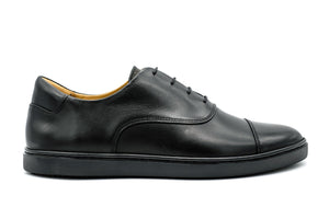 The Oxford Sneaker | Black Leather