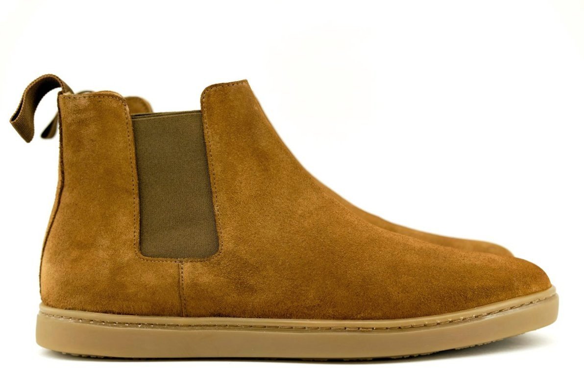 noblesole - The Suede Chelsea | Cognac